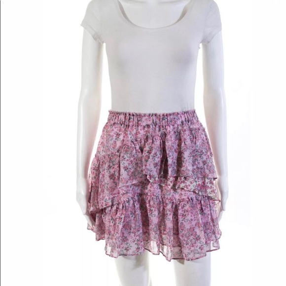 Loveshackfancy ruffle mini skirt size medium - Picture 2 of 6